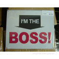 I am the boss Nameplate,Metal sign,